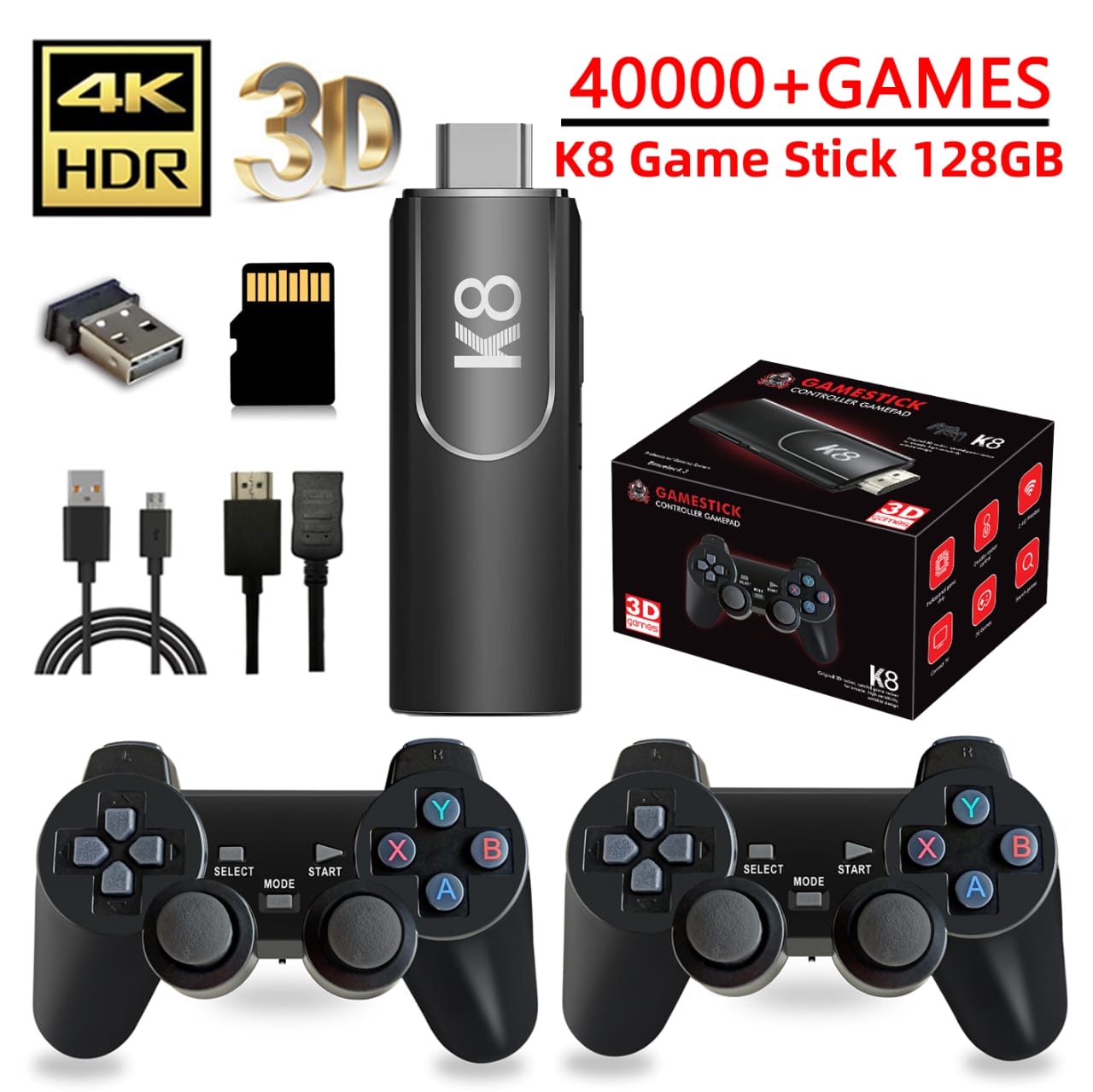 2.4G Wireless Controller 40,000 Video Games